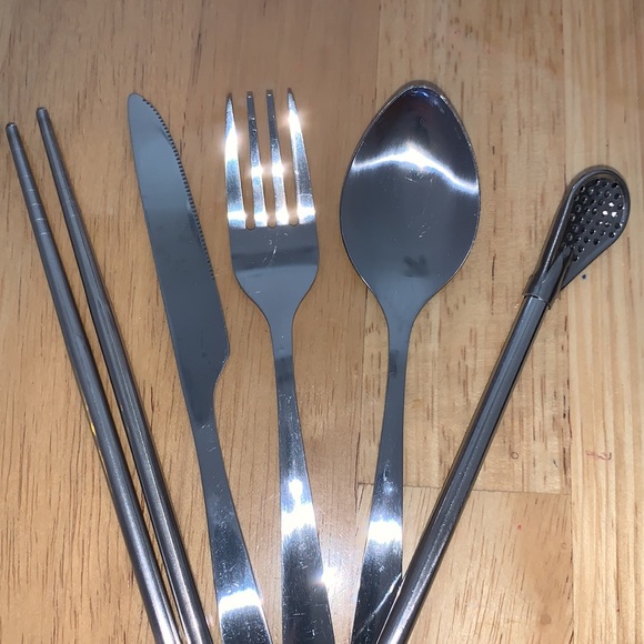Stainless Steal Portable Cutlery Set - Picture 4 of 5
